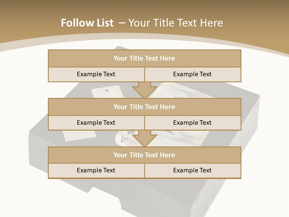 Wooden Path Game PowerPoint Template