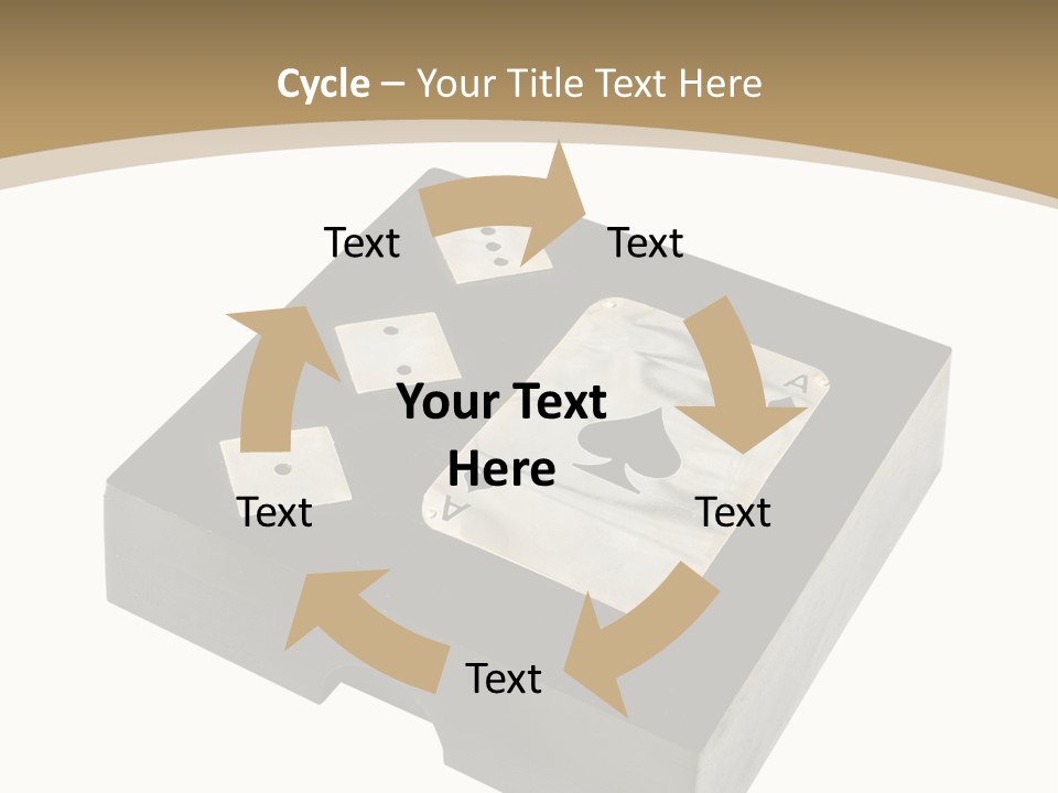 Wooden Path Game PowerPoint Template