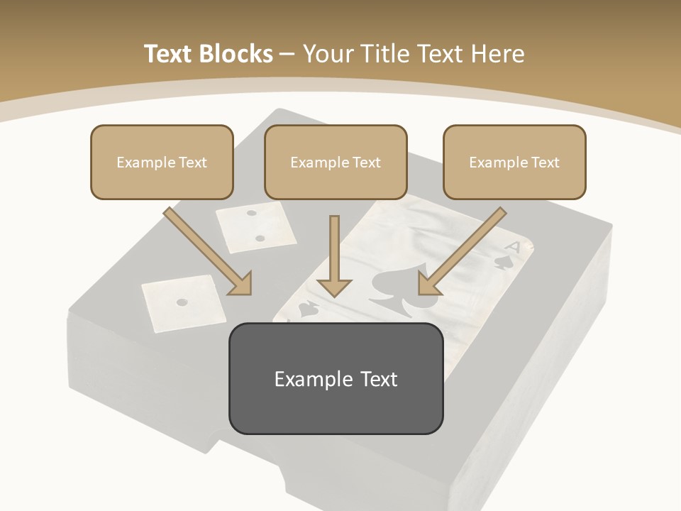 Wooden Path Game PowerPoint Template