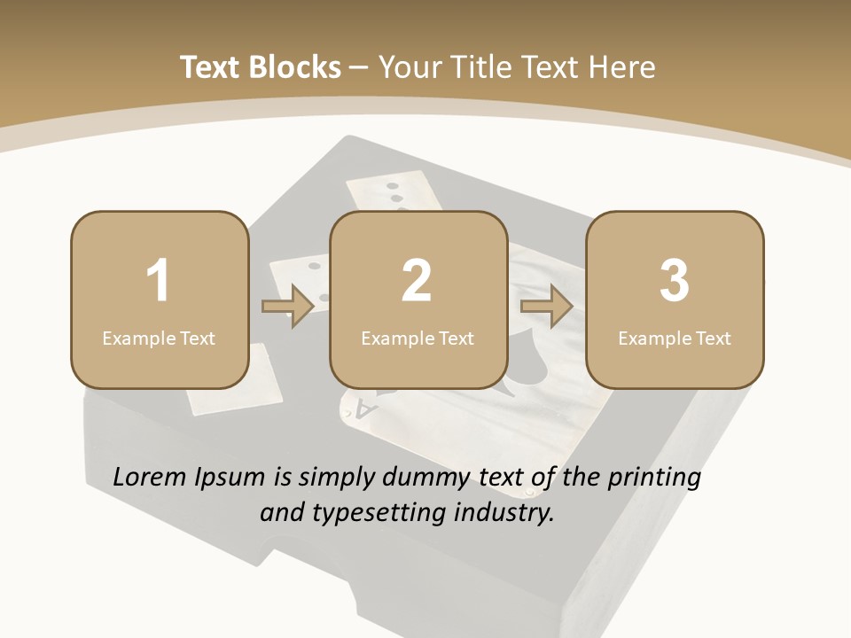 Wooden Path Game PowerPoint Template