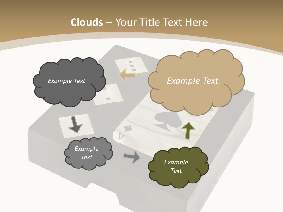 Wooden Path Game PowerPoint Template