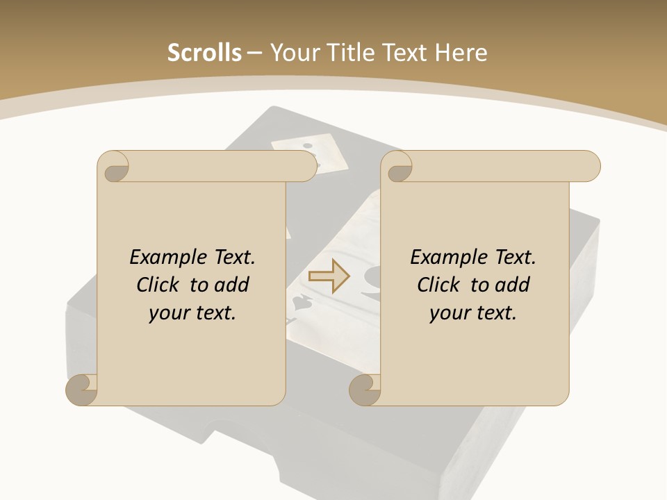Wooden Path Game PowerPoint Template