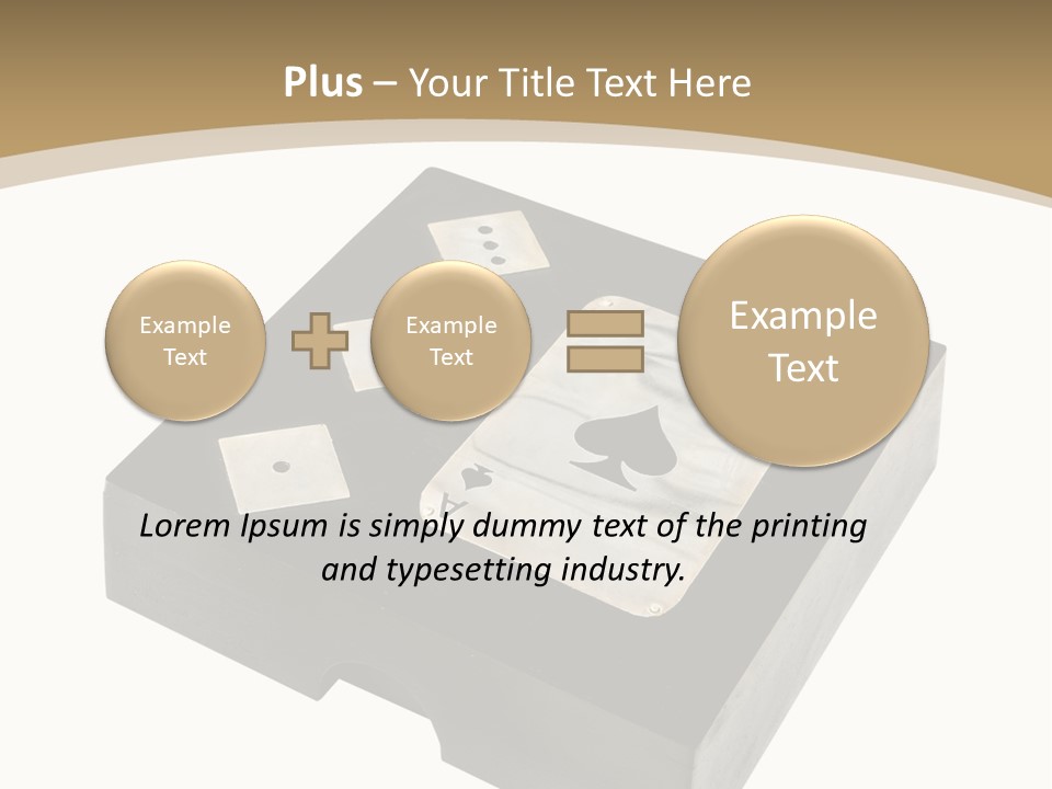 Wooden Path Game PowerPoint Template