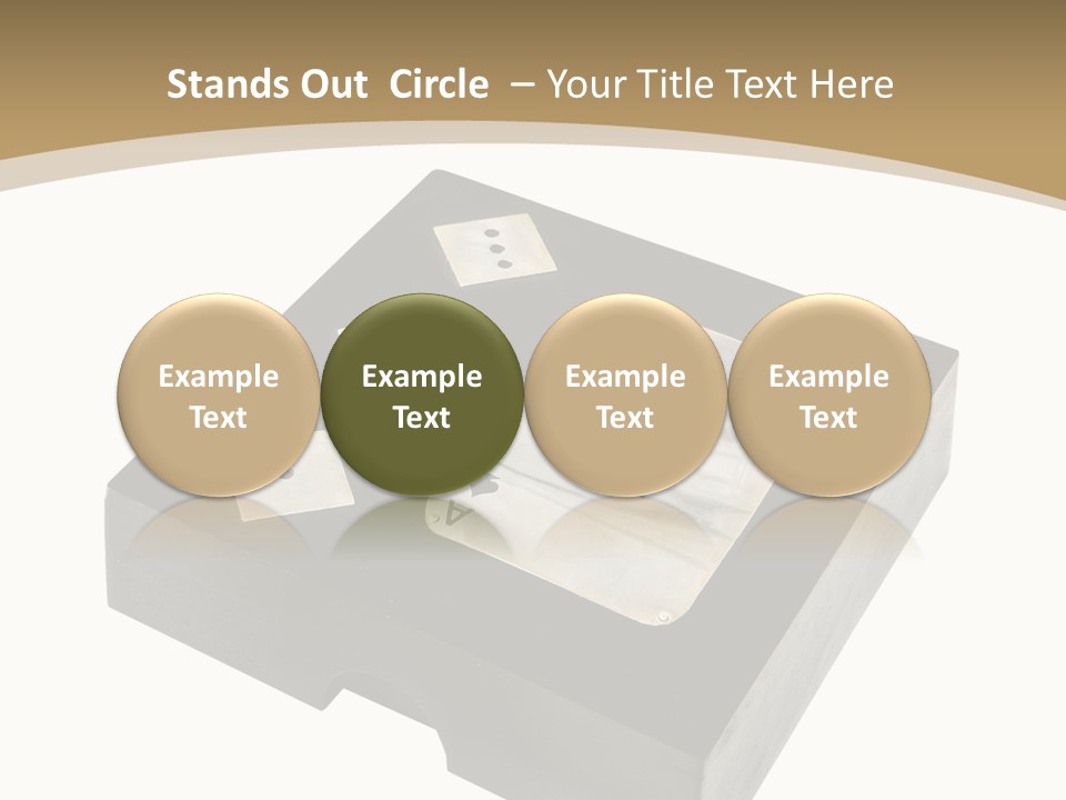 Wooden Path Game PowerPoint Template