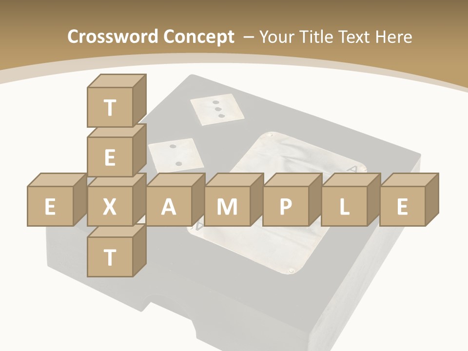 Wooden Path Game PowerPoint Template
