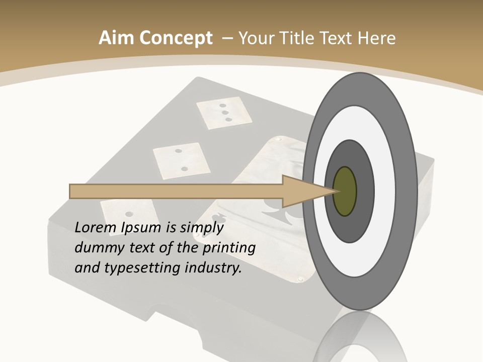 Wooden Path Game PowerPoint Template