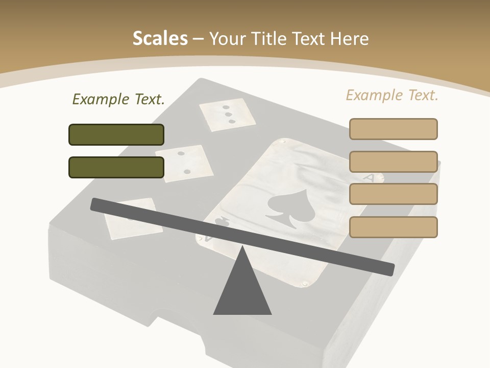 Wooden Path Game PowerPoint Template