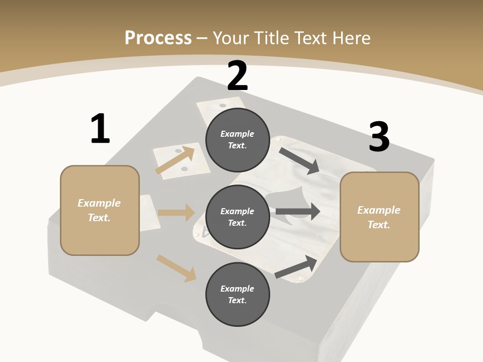 Wooden Path Game PowerPoint Template