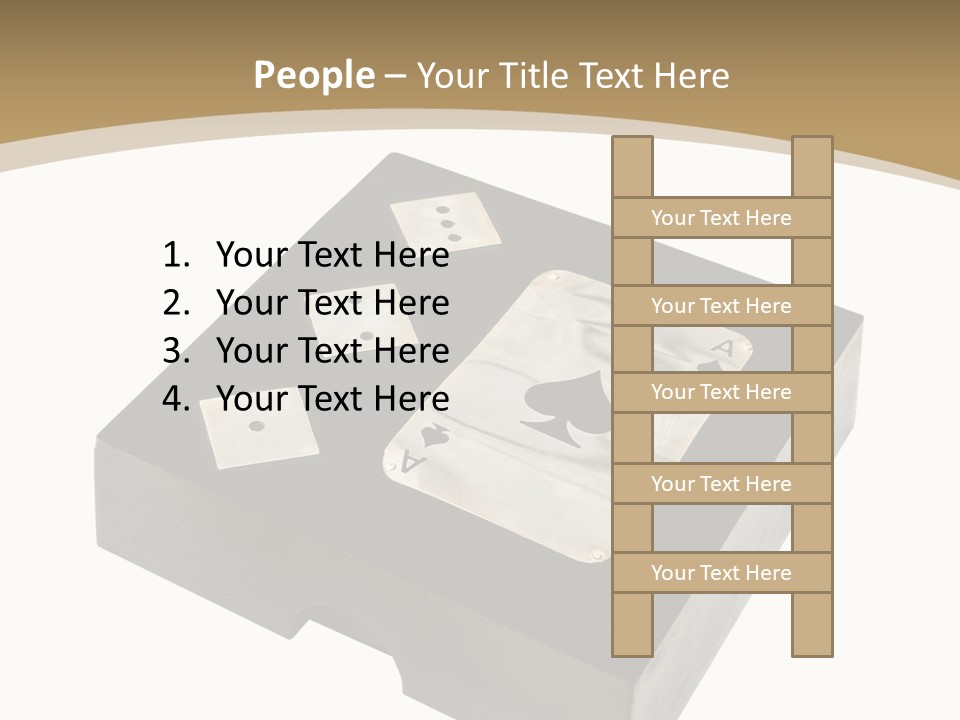 Wooden Path Game PowerPoint Template