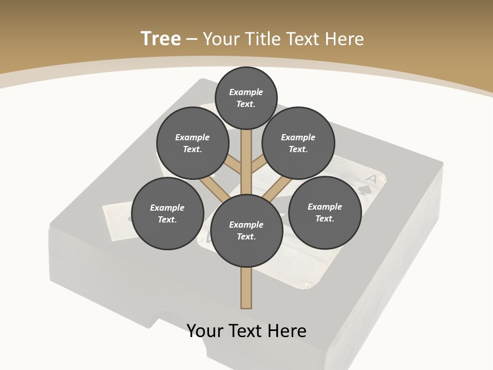 Wooden Path Game PowerPoint Template