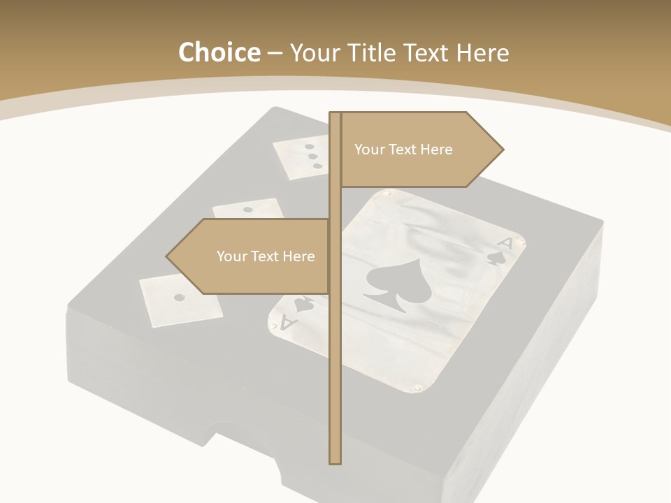 Wooden Path Game PowerPoint Template