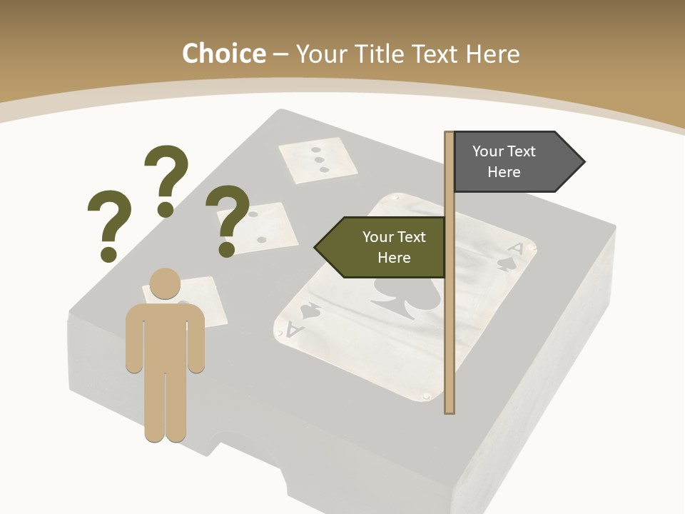 Wooden Path Game PowerPoint Template