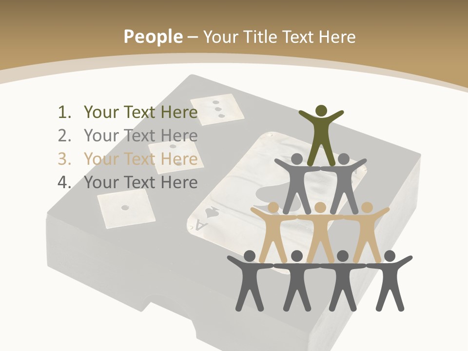 Wooden Path Game PowerPoint Template