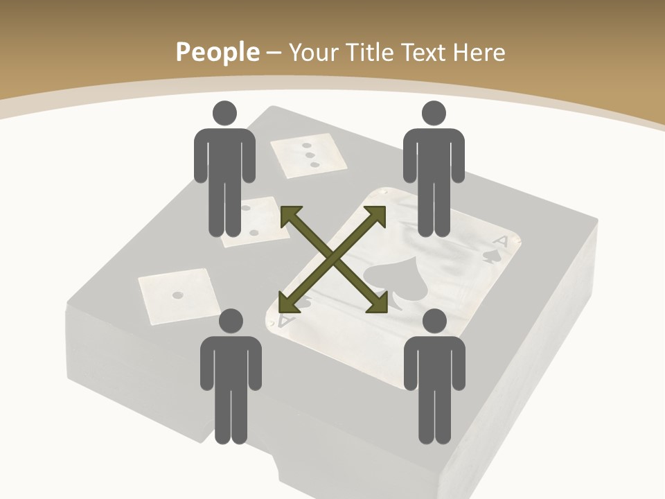 Wooden Path Game PowerPoint Template