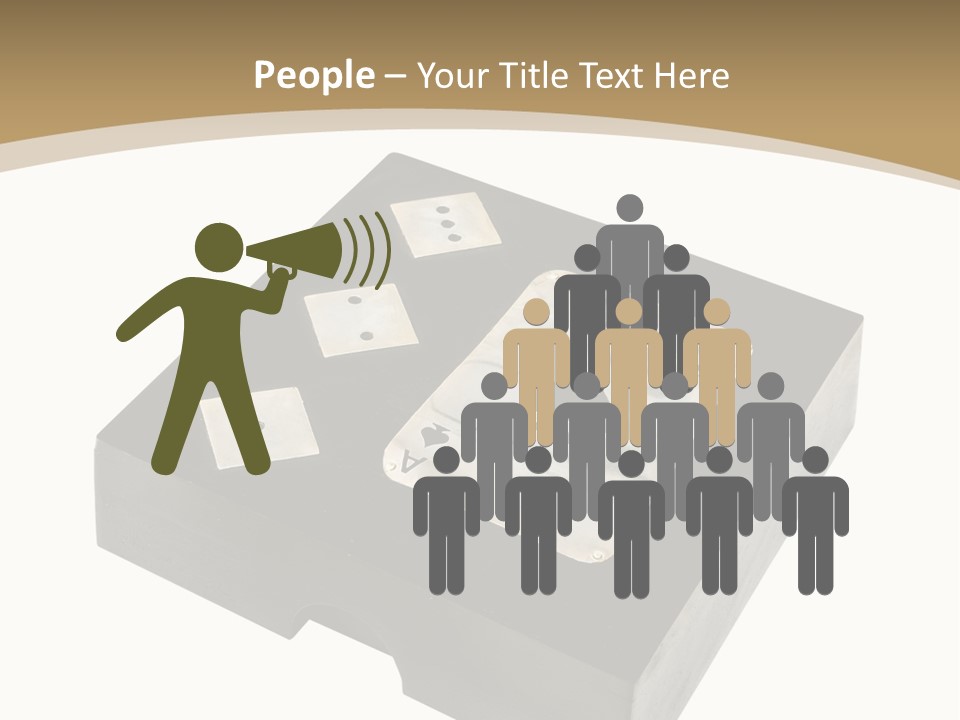 Wooden Path Game PowerPoint Template