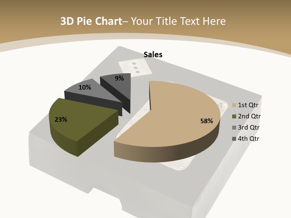 Wooden Path Game PowerPoint Template