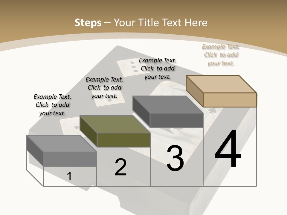Wooden Path Game PowerPoint Template