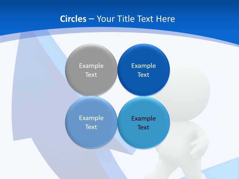 Figure Isolated Person PowerPoint Template