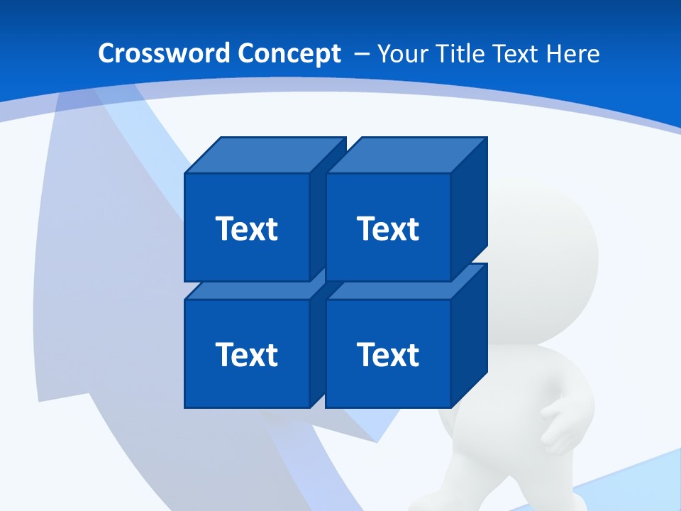 Figure Isolated Person PowerPoint Template