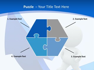 Figure Isolated Person PowerPoint Template