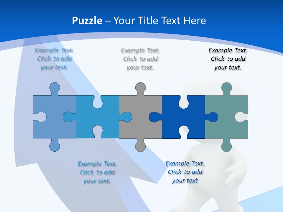 Figure Isolated Person PowerPoint Template