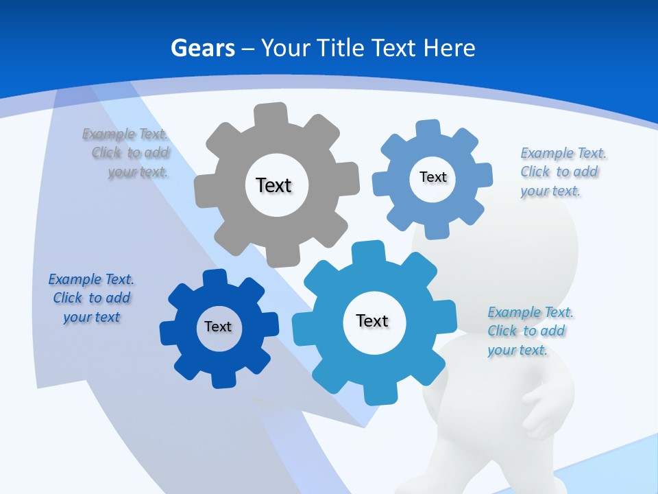Figure Isolated Person PowerPoint Template