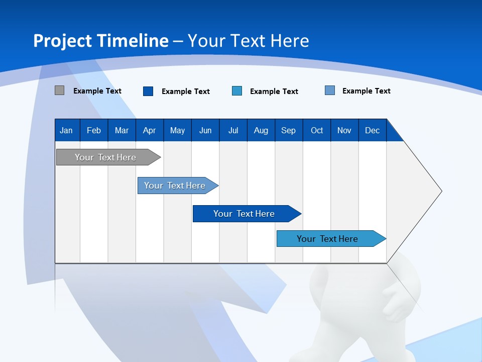 Figure Isolated Person PowerPoint Template