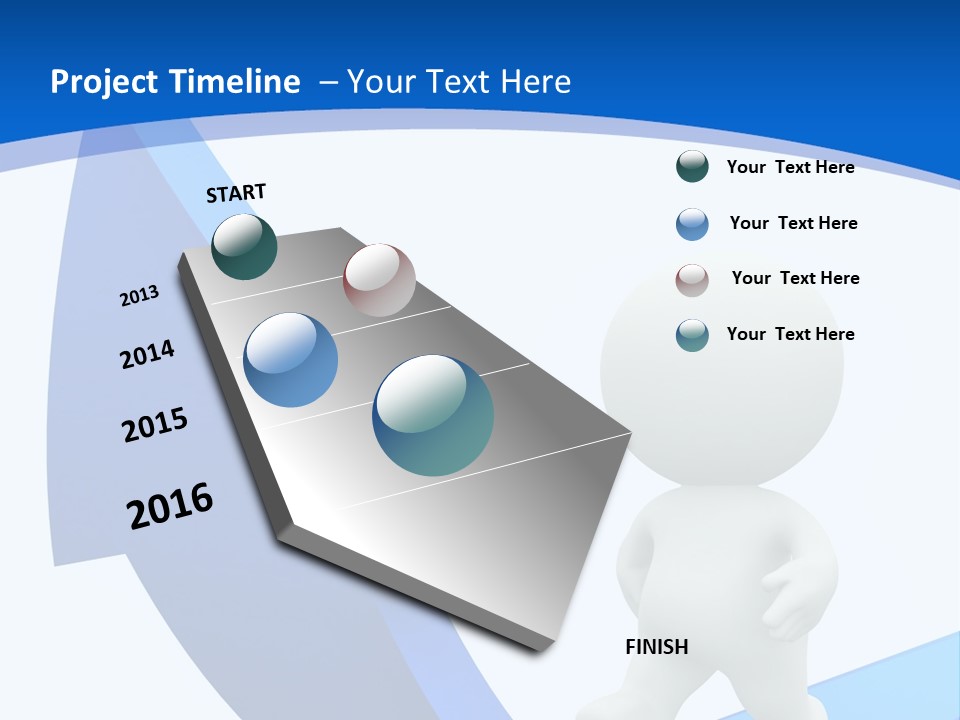 Figure Isolated Person PowerPoint Template