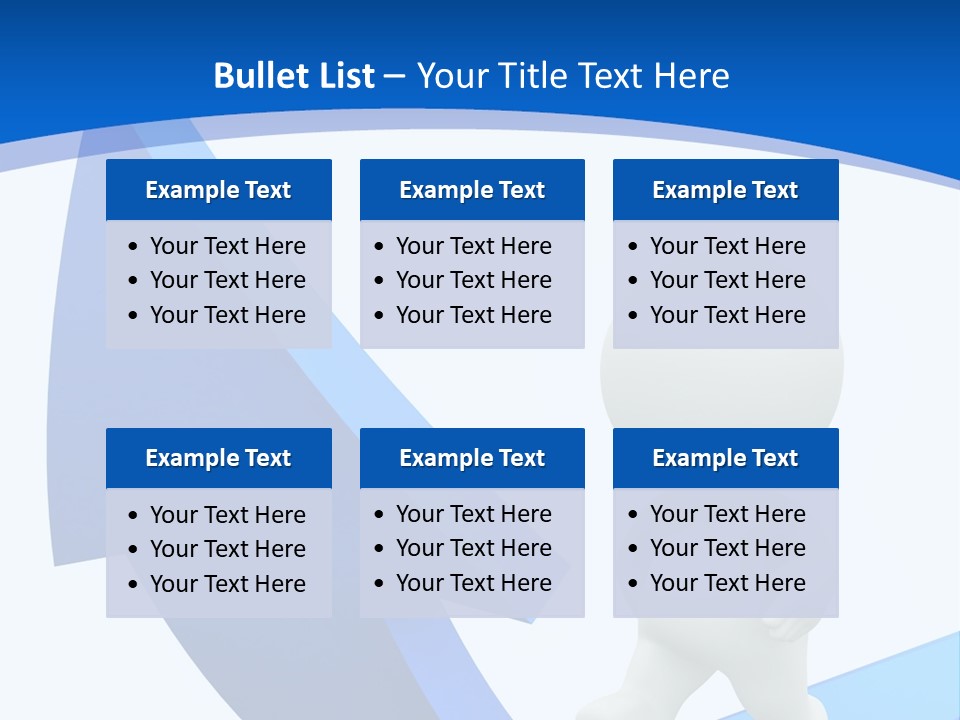 Figure Isolated Person PowerPoint Template