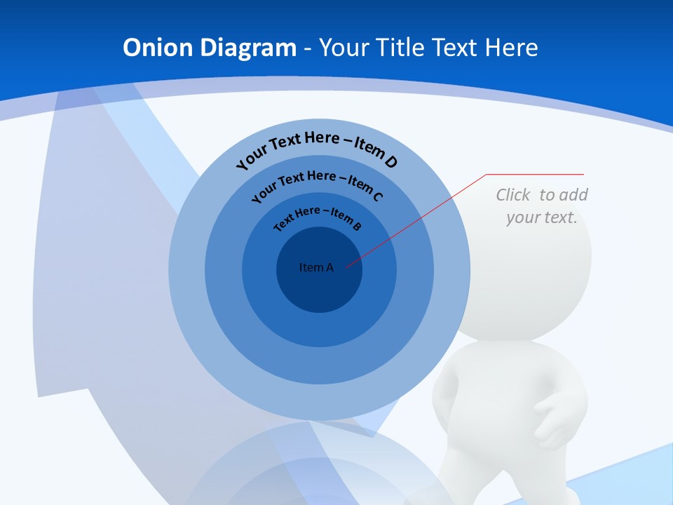 Figure Isolated Person PowerPoint Template