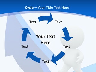 Figure Isolated Person PowerPoint Template