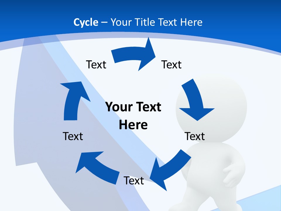 Figure Isolated Person PowerPoint Template