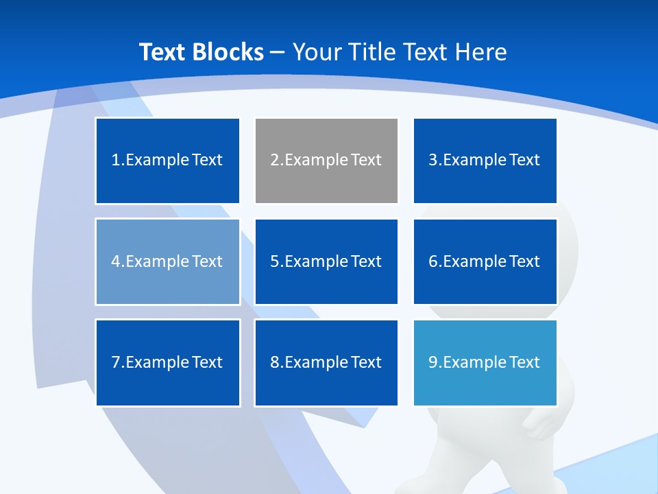 Figure Isolated Person PowerPoint Template