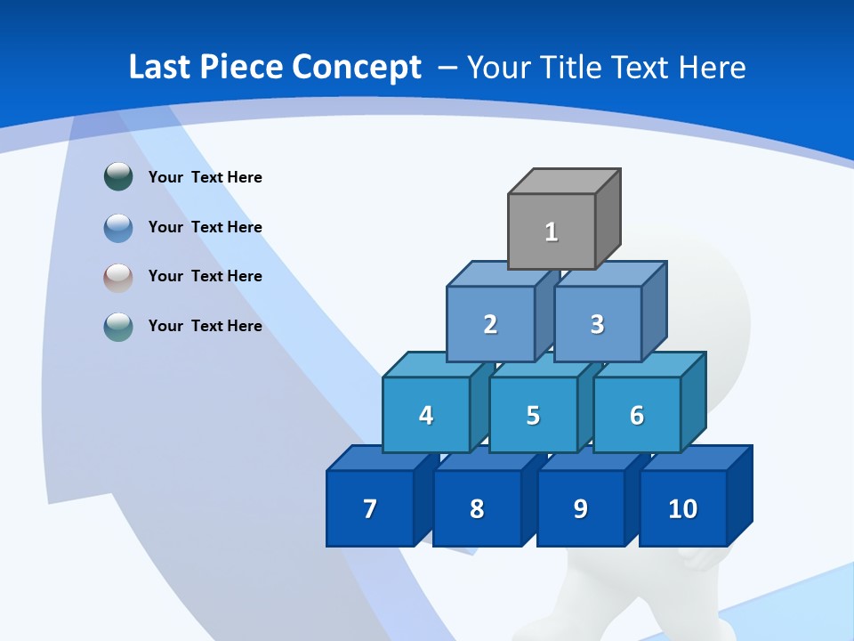Figure Isolated Person PowerPoint Template