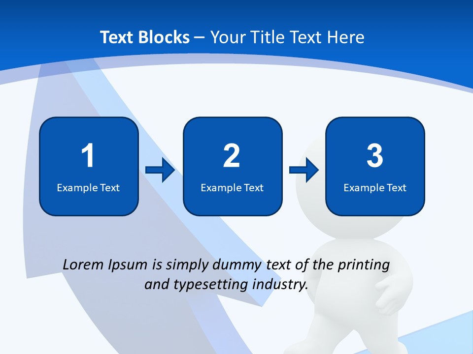 Figure Isolated Person PowerPoint Template