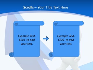 Figure Isolated Person PowerPoint Template