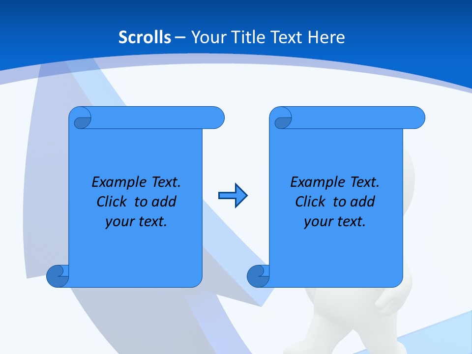 Figure Isolated Person PowerPoint Template