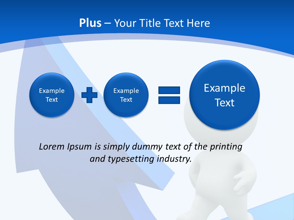 Figure Isolated Person PowerPoint Template