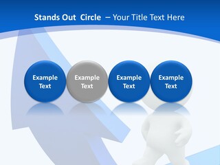 Figure Isolated Person PowerPoint Template