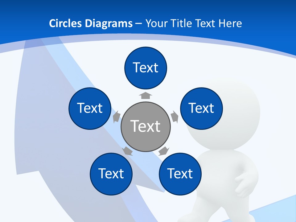 Figure Isolated Person PowerPoint Template