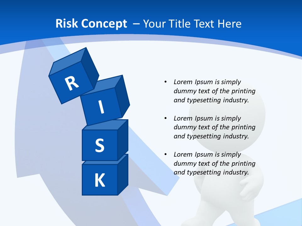 Figure Isolated Person PowerPoint Template