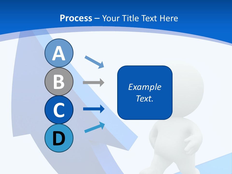 Figure Isolated Person PowerPoint Template
