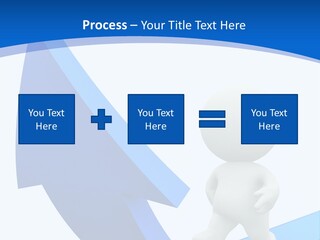 Figure Isolated Person PowerPoint Template