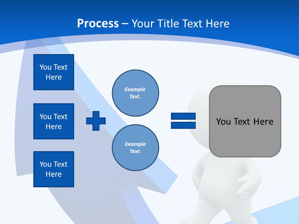Figure Isolated Person PowerPoint Template