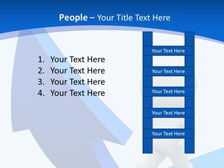 Figure Isolated Person PowerPoint Template