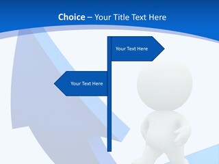 Figure Isolated Person PowerPoint Template