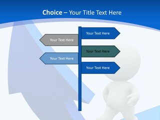 Figure Isolated Person PowerPoint Template