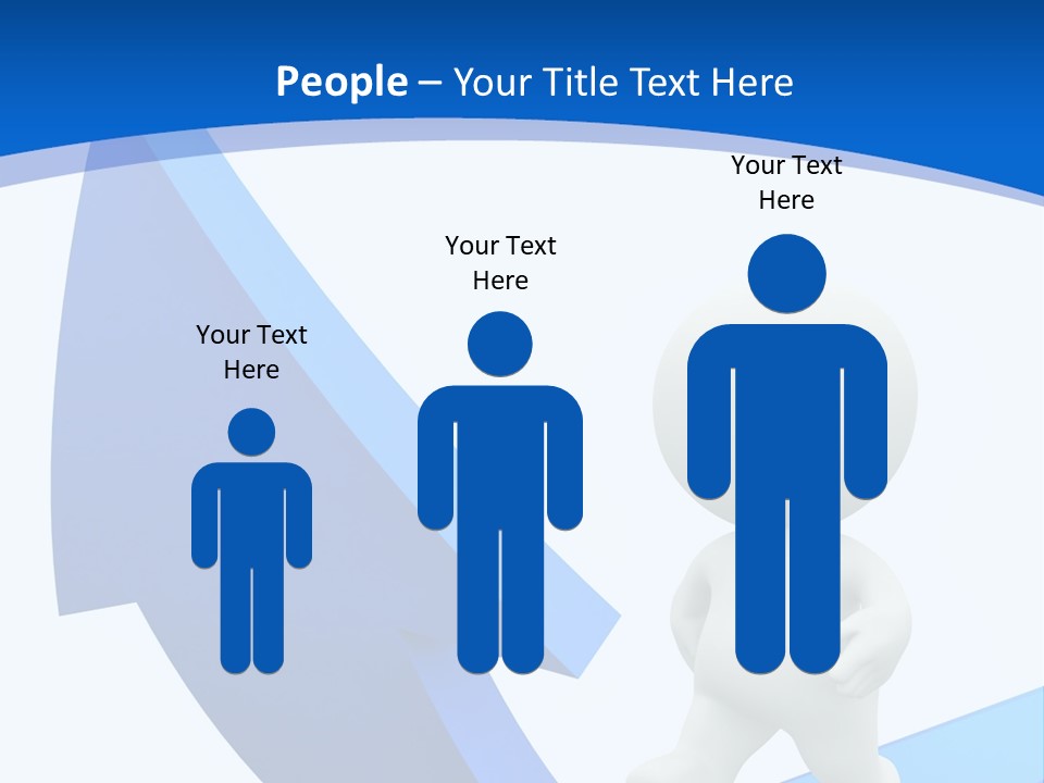 Figure Isolated Person PowerPoint Template