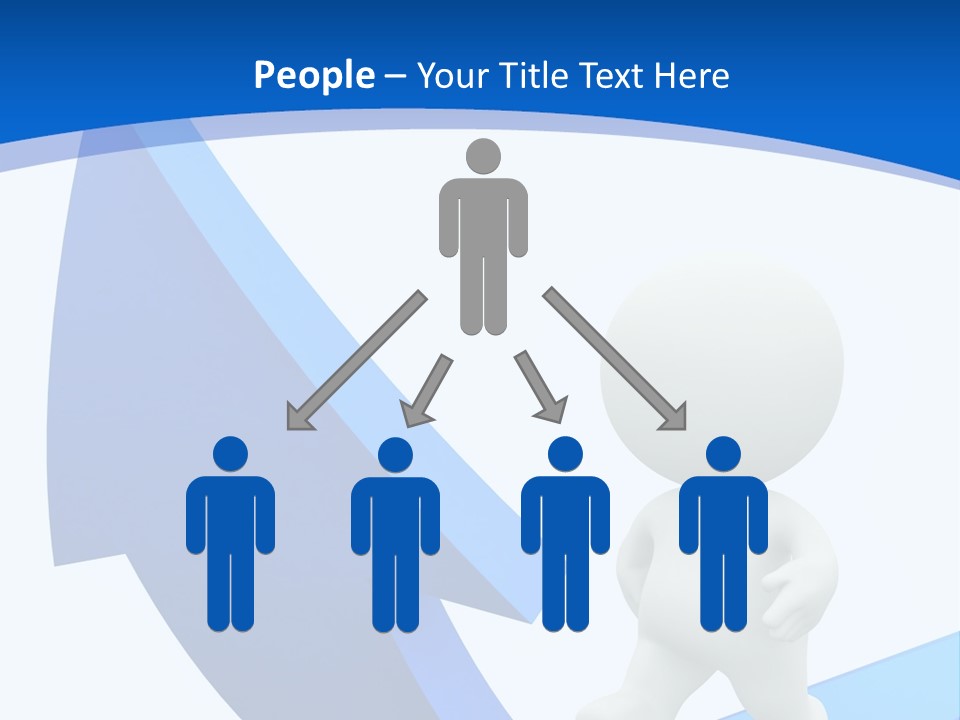 Figure Isolated Person PowerPoint Template
