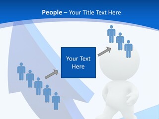Figure Isolated Person PowerPoint Template